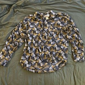 Vintage Patterned Button Down